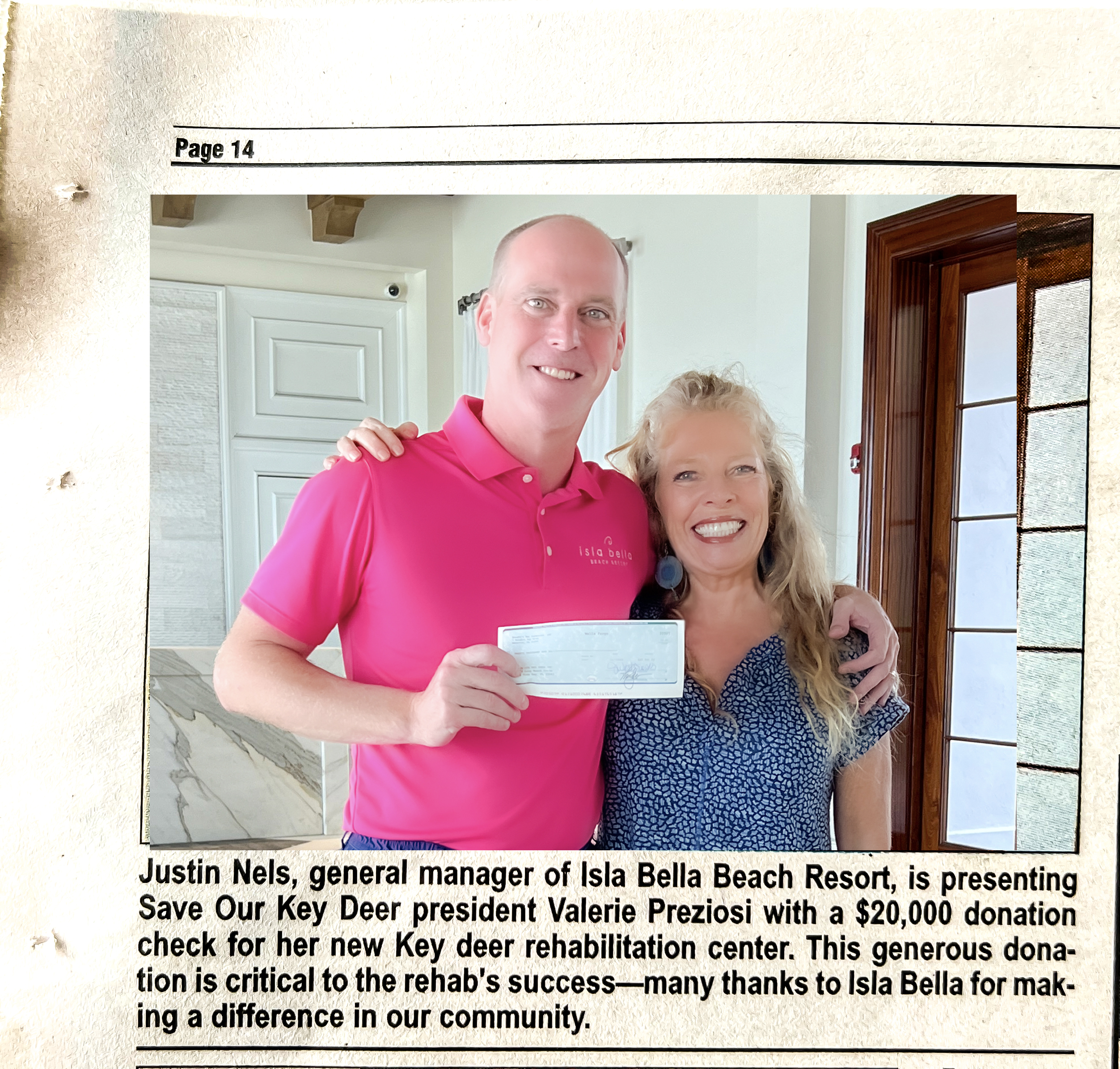 Isla Bella Donation (12/2024) | Save Our Key Deer
